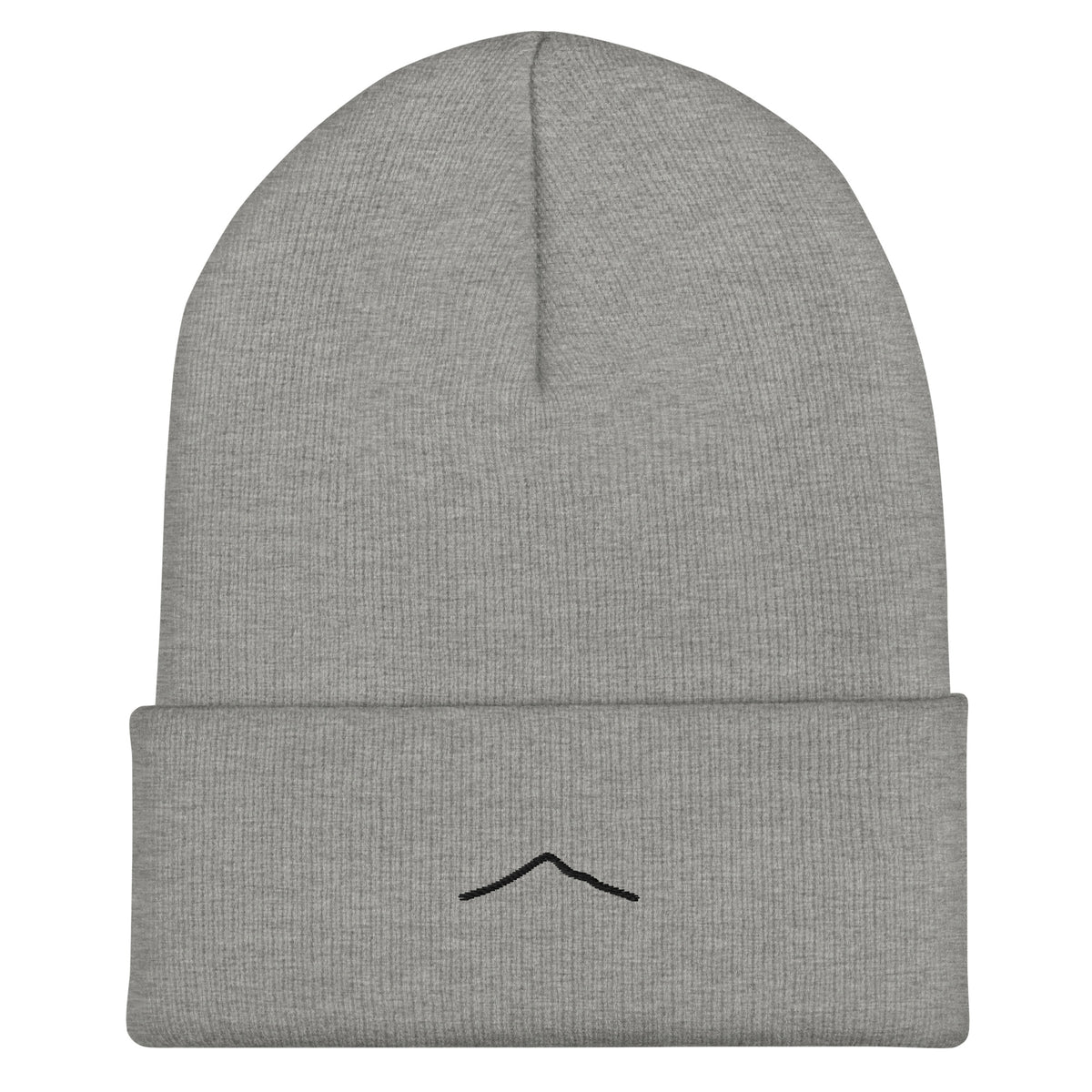 Blake Fell Ridge Line Beanie in Heather Grey, front view