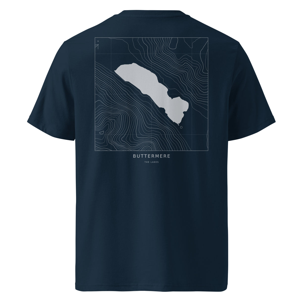 Buttermere Contour T-Shirt in French Navy, back view
