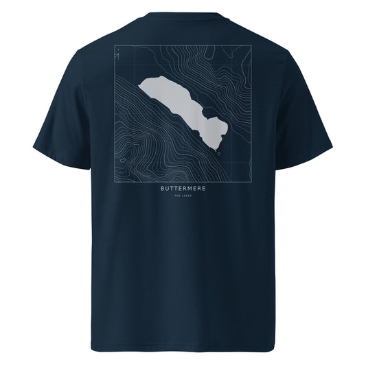 Buttermere Contour T-Shirt in French Navy, back view