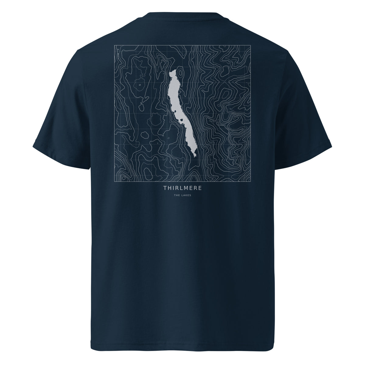Thirlmere Contour T-Shirt in French Navy, back view