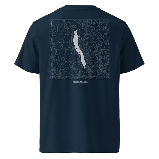 Thirlmere Contour T-Shirt in French Navy, back view