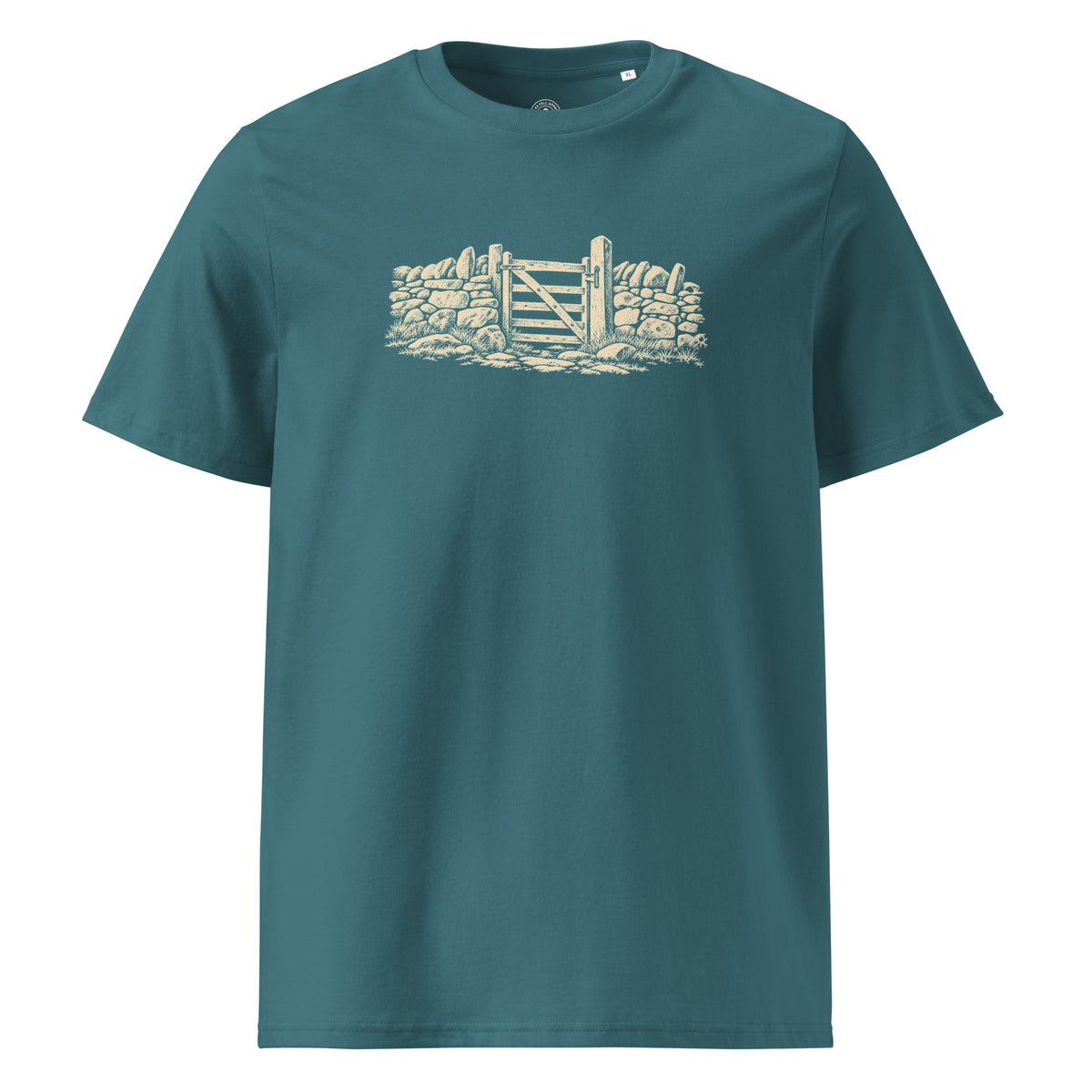 Fell Gate Organic Cotton Tee in Stargazer, front view