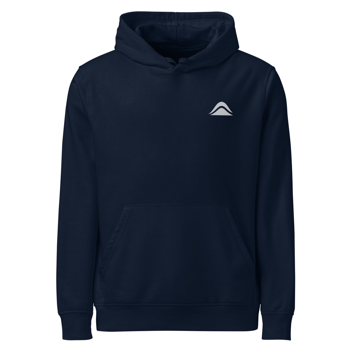 Ennerdale Water Contour Hoodie in French Navy, front view